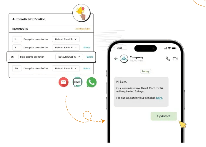 Automated Reminders and Updates