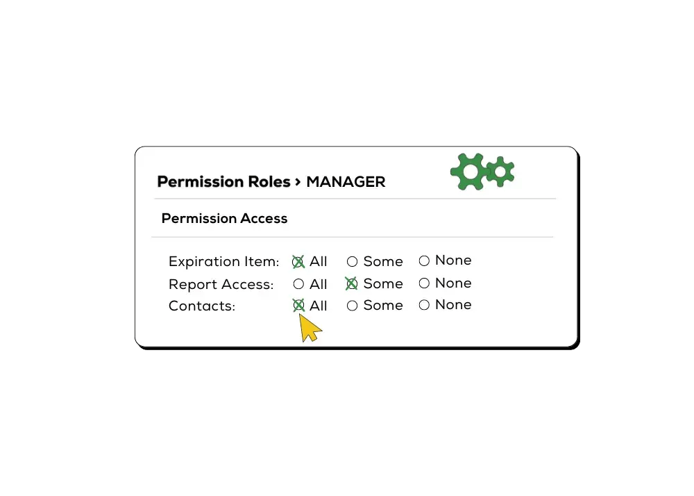 Permissions banner